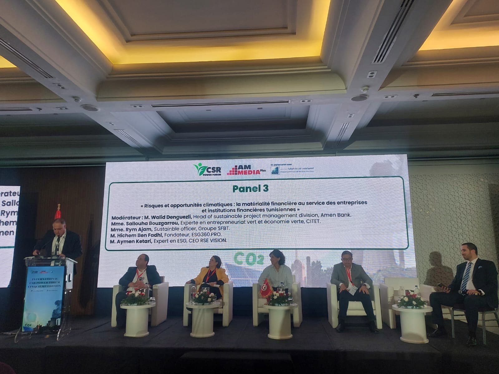 Panel du CSR Power Forum sur les risques et opportunités climatiques